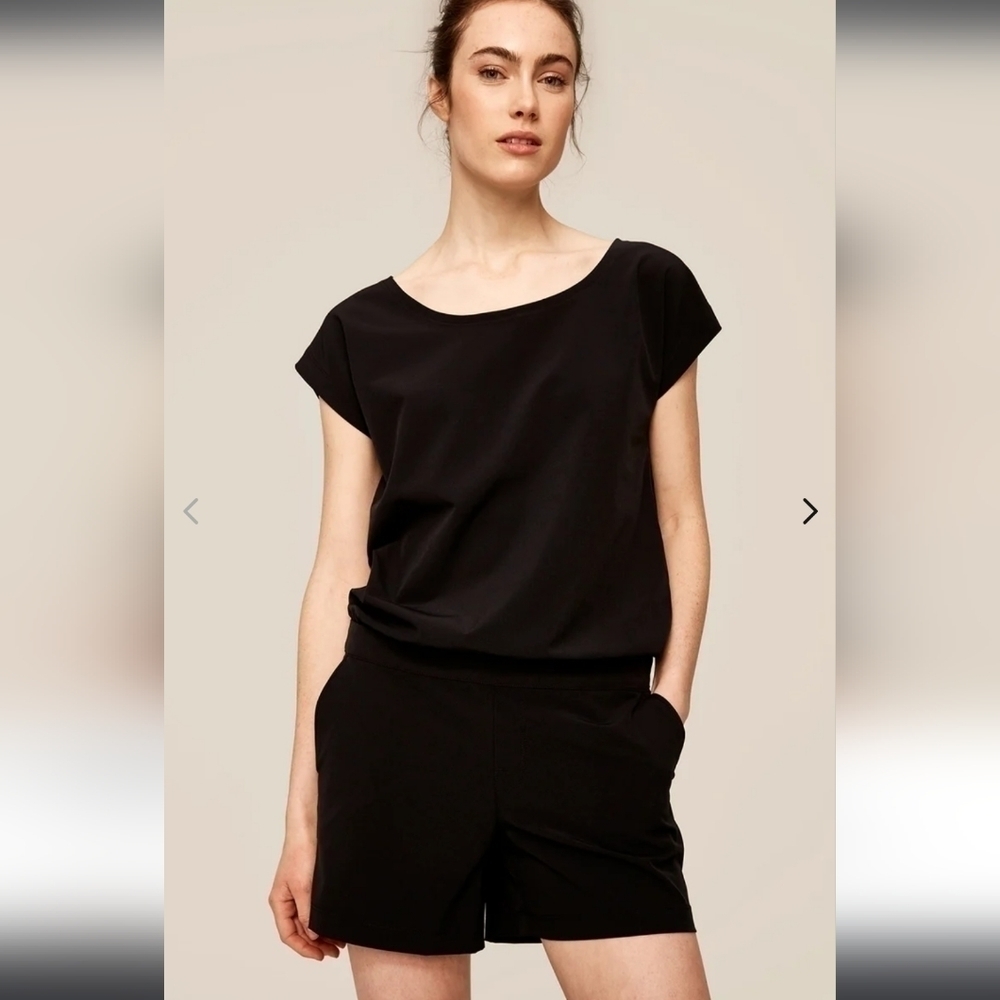 LOLE Genevieve Romper - Black Size Small